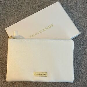 NWT Prada Candy Makeup double pouch